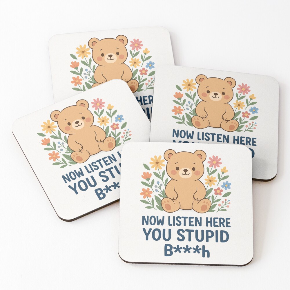 Item preview, Coasters (Set of 4) designed and sold by InkEchoStudio.
