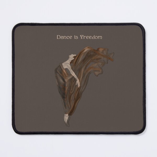 Item preview, Elegant Abstract Ballerina Mouse Pad – Ballet Dance Inspired Desk Mat Gift for Students, Artists, and Writers designed and sold by IlustratorCAT.