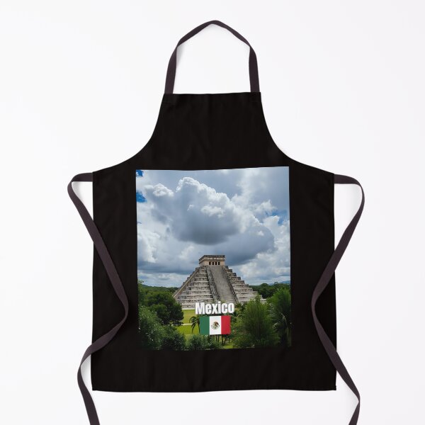 Item preview, Póster de viaje del antiguo templo de Chichén Itzá, la pirámide mexicana designed and sold by Tienda-Vane.