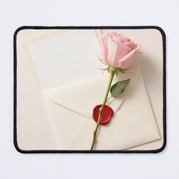 Item preview, Pink Rose On Sealed Wedding Invitation Envelope designed and sold by Maria Dryfhout.