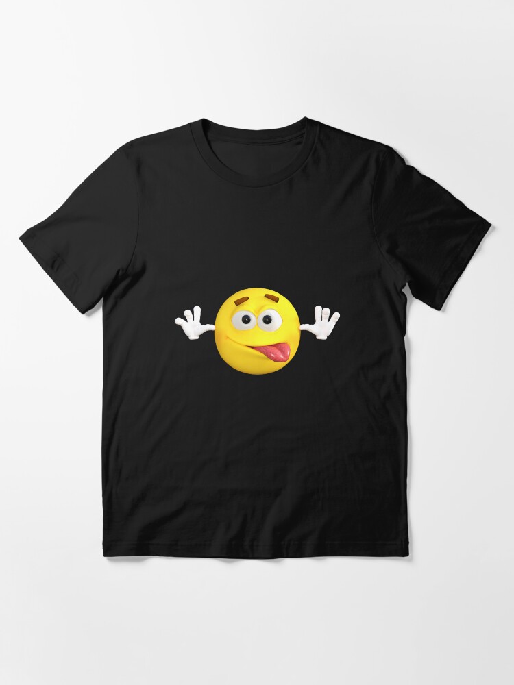 Black t shop shirt emoji