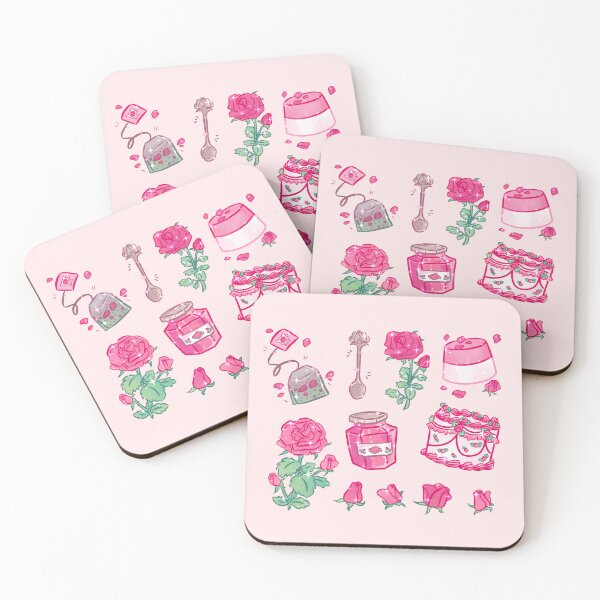 Item preview, Pink Romping Rose Desserts designed and sold by hot pink sunset co..