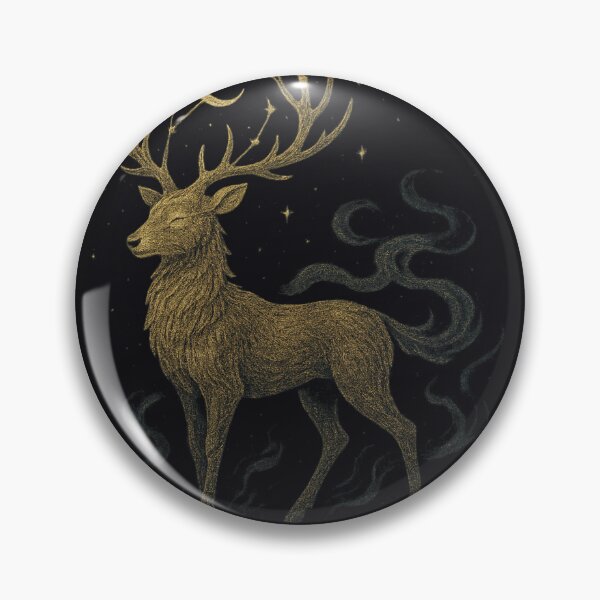 Item preview, Celestial Moon Deer – Mystic Forest Spirit designed and sold by dungeonwarriors.
