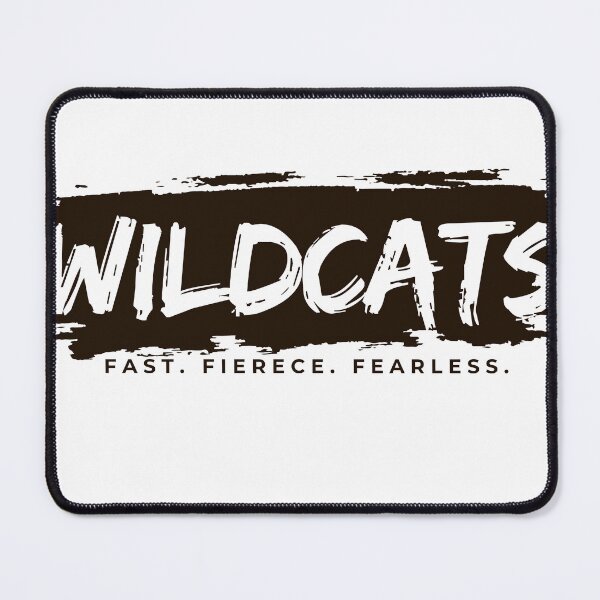 Item preview, Wildcats — Fast. Fierce. Fearless. (Dark Logo) designed and sold by TallTaleTees.