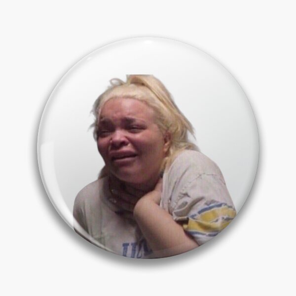 Item preview, Trisha Paytas Crying Hysterically Meme Sticker designed and sold by SPBySarah.