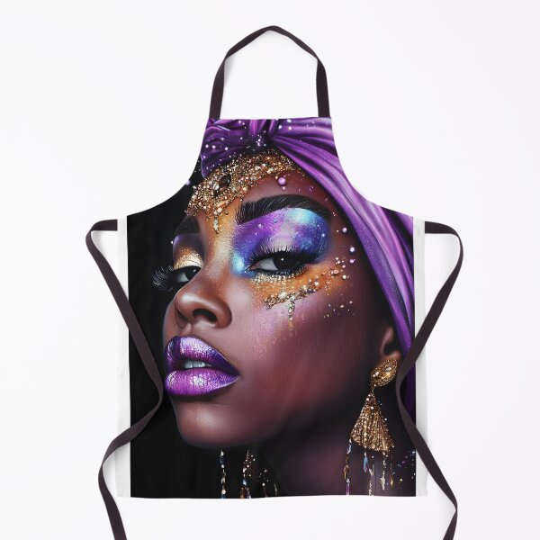 Item preview, Elegant Portrait with Colorful Artistic Makeup designed and sold by Artessie.