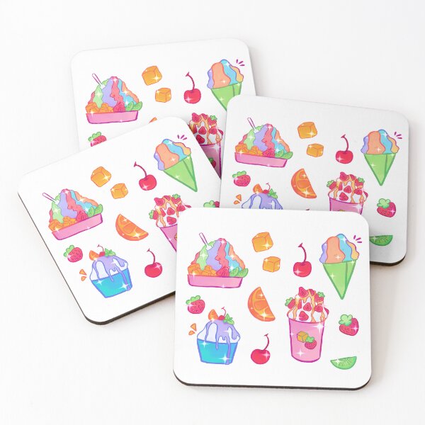 Item preview, Rainbow Fruit Tropical Shaved Ice designed and sold by hot pink sunset co..