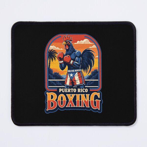 Item preview, Puerto Rico Boxing Borinquen Rooster designed and sold by Vintagenaut Co..