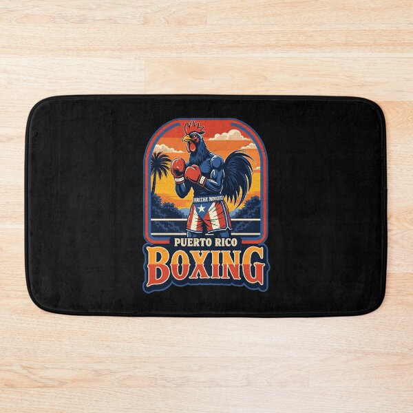 Item preview, Puerto Rico Boxing Borinquen Rooster designed and sold by Vintagenaut Co..