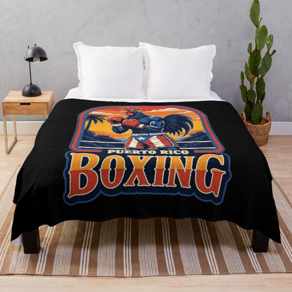 Item preview, Puerto Rico Boxing Borinquen Rooster designed and sold by Vintagenaut Co..