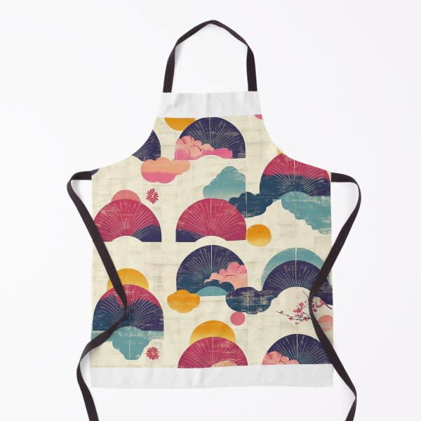 Item preview, Rising Sun – Japanese Fan Pattern Art designed and sold by MiNa323.