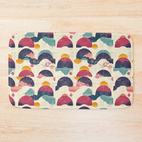 Item preview, Rising Sun – Japanese Fan Pattern Art designed and sold by MiNa323.