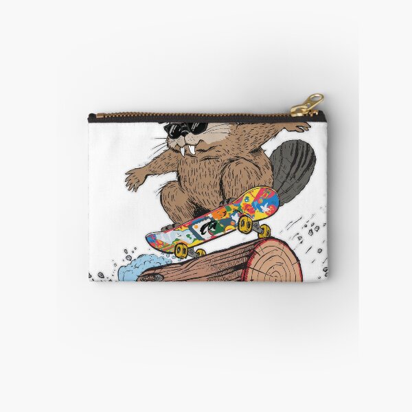Artikelvorschau, Beaver Skater – Spaß im Manga-Stil entworfen und verkauft von DamFineDesigns.