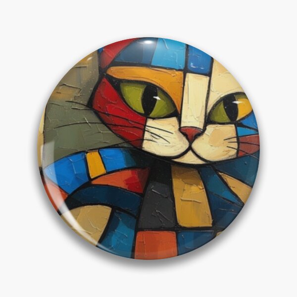 Item preview, Dancing cat in Cubist style designed and sold by EDigitalStore.