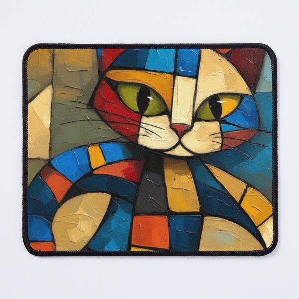 Item preview, Dancing cat in Cubist style designed and sold by EDigitalStore.