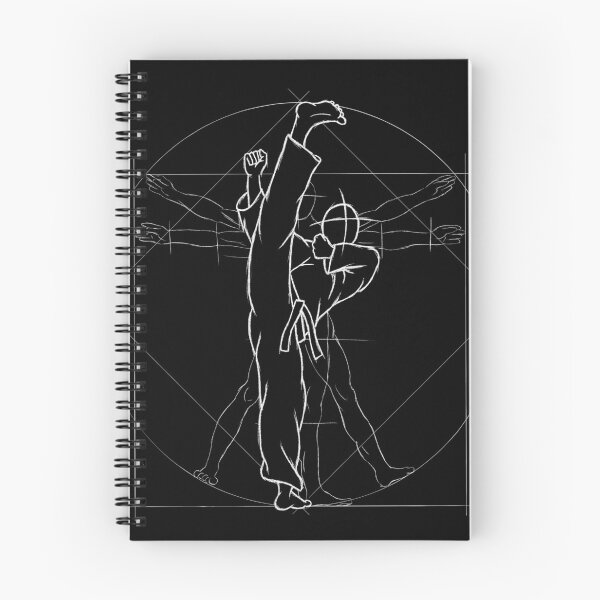 Item preview, Tae Kwon Do Roundhouse Kick Vitruvian Man designed and sold by Skizzenmonster.