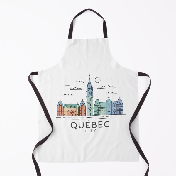 Item preview, Québec City Skyline – Minimalist Cool Blue Travel Souvenir Design designed and sold by Paper Drip.