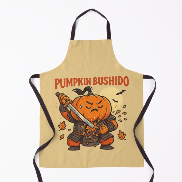 Item preview, Samurai Pumpkin  Funny Bushido Halloween designed and sold by Meandmyshop.