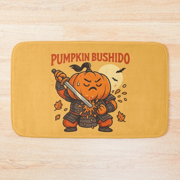 Item preview, Samurai Pumpkin  Funny Bushido Halloween designed and sold by Meandmyshop.
