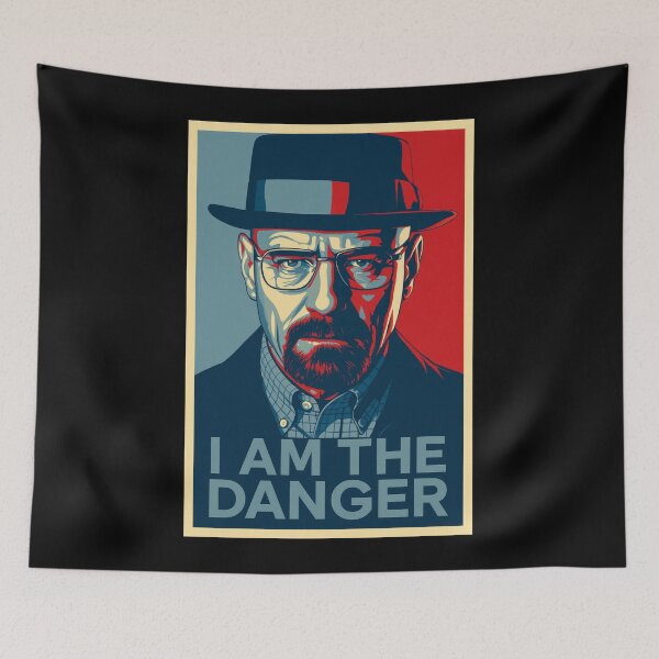 Item preview, Heisenberg – I Am The Danger Pop Art Poster designed and sold by Enea Kelo.