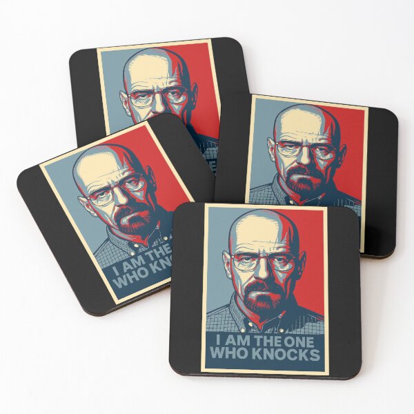 Item preview, Heisenberg – I Am The One Who Knocks Pop Art Poster designed and sold by Enea Kelo.