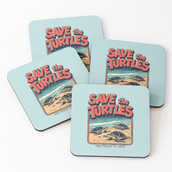 Item preview, Save The Turtles: And Protect Ya Neck! designed and sold by Vintagenaut Co..