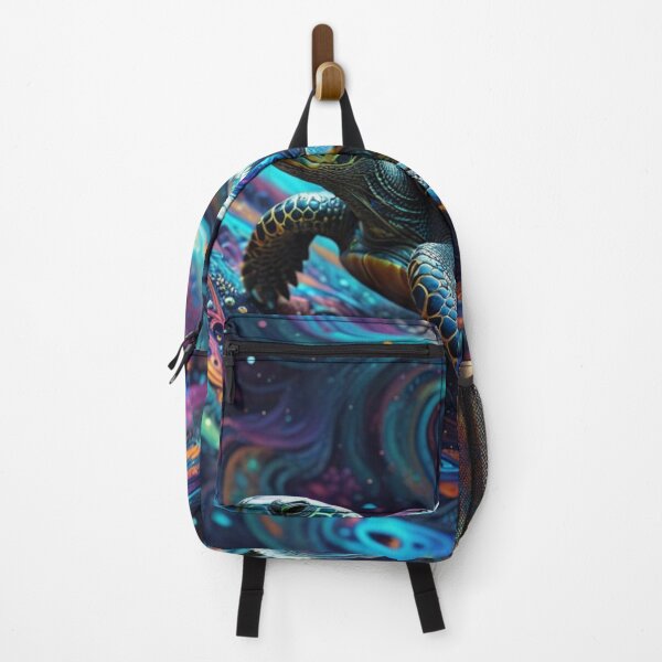 Item preview, Cosmic Fractal Sea Turtle – Galactic Ocean Fantasy Art designed and sold by Harmonic_Layers.