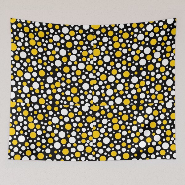 Item preview, Black & Yellow Dots designed and sold by SimplyJamee.