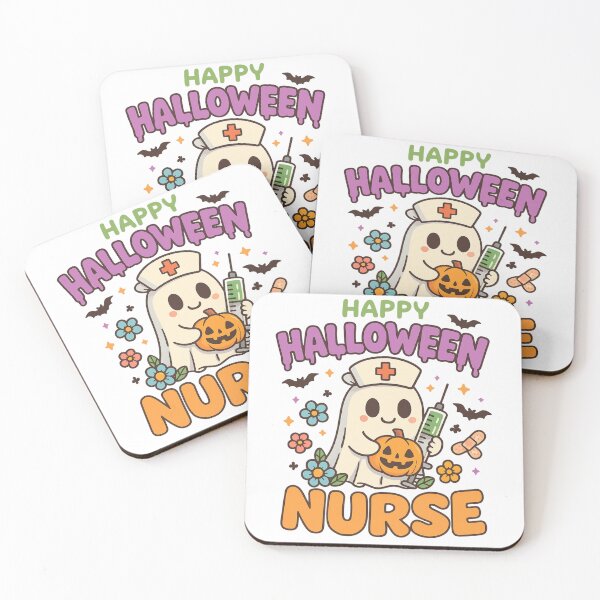 Item preview, Happy Halloween Nurse Shirt – Cute Spooky Medical Worker Tee designed and sold by Ajdaprint.