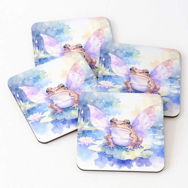 Item preview, The Fairy Friend | Magical Cottagecore Fairy Frog designed and sold by Englandbear.