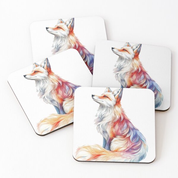 Item preview, Colorful Fox – Vibrant Animal Art Illustration designed and sold by MiNa323.