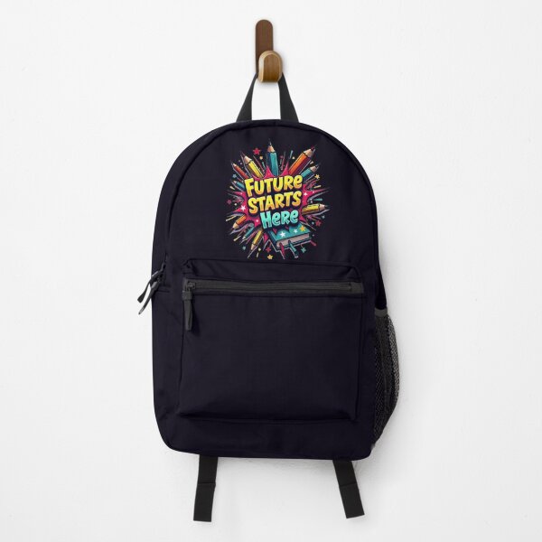 Item preview, Future Starts Here Colorful School Art designed and sold by MyWittyThings.