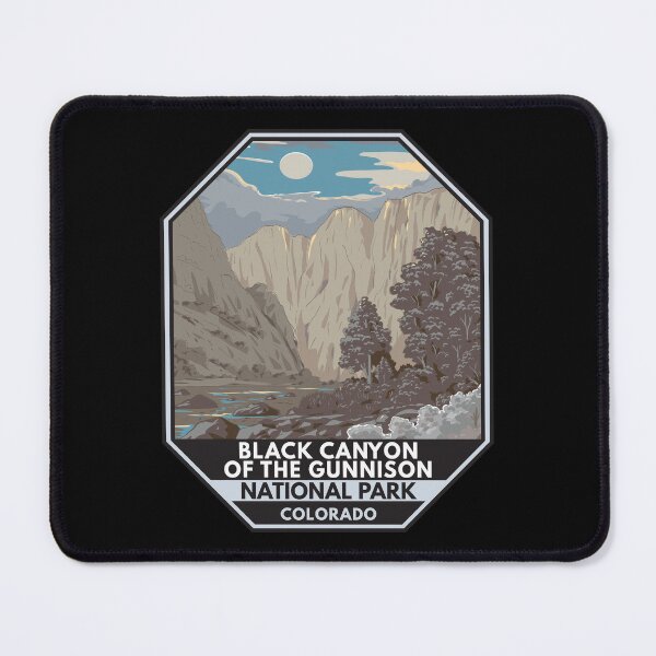 Item preview, Black Canyon of the Gunnison National Park Retro Emblem designed and sold by KrisSidDesigns.