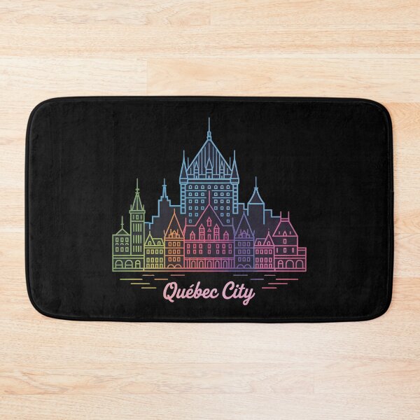 Item preview, Québec City Skyline – Minimalist Neon Travel Souvenir Design designed and sold by Paper Drip.