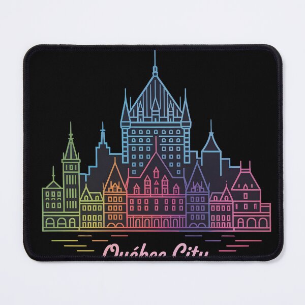 Item preview, Québec City Skyline – Minimalist Neon Travel Souvenir Design designed and sold by Paper Drip.