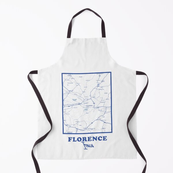 Item preview, Florence City Map – Minimalist Blue Poster designed and sold by Enea Kelo.