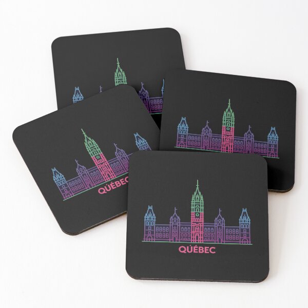 Item preview, Québec City Skyline – Minimalist Neon Travel Souvenir Design designed and sold by Paper Drip.