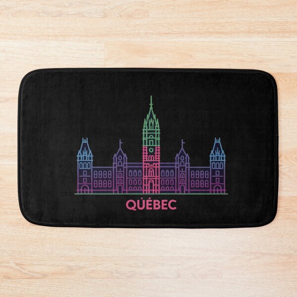 Item preview, Québec City Skyline – Minimalist Neon Travel Souvenir Design designed and sold by Paper Drip.