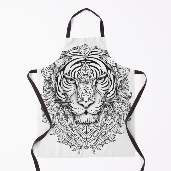 Item preview, Majestic Tiger – Intricate Animal Line Art designed and sold by MiNa323.