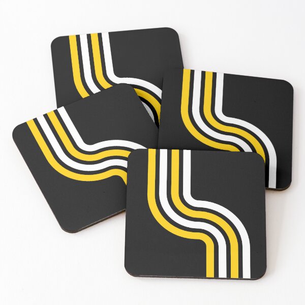 Item preview, Retro Black & Yellow  designed and sold by SimplyJamee.