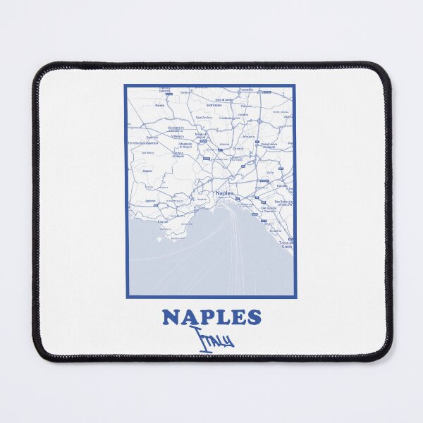 Item preview, Naples City Map – Minimalist Blue Poster designed and sold by Enea Kelo.