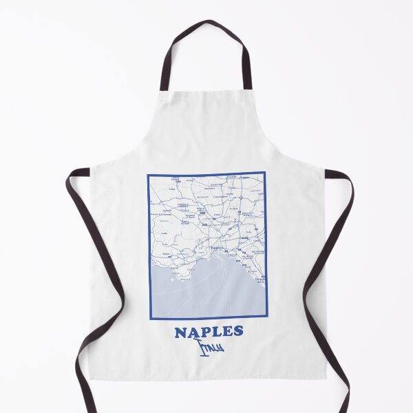 Item preview, Naples City Map – Minimalist Blue Poster designed and sold by Enea Kelo.