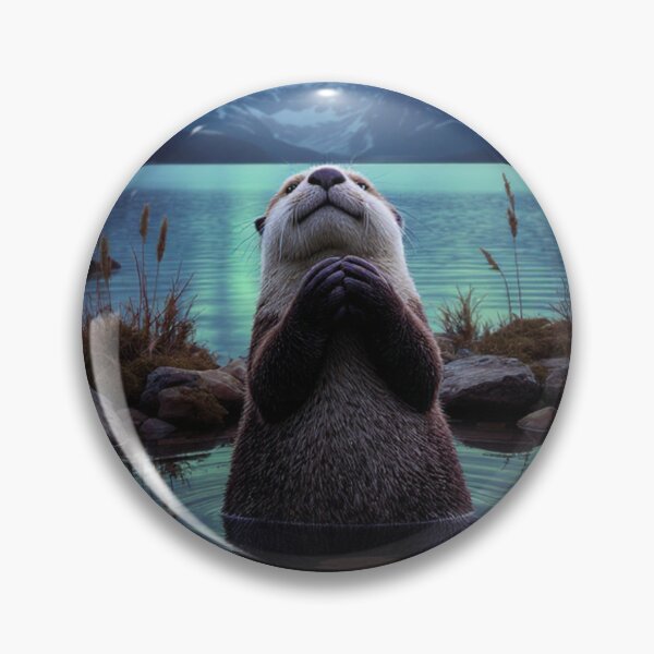 Item preview, The Otterly Devoted Print designed and sold by Lichentroupe63.