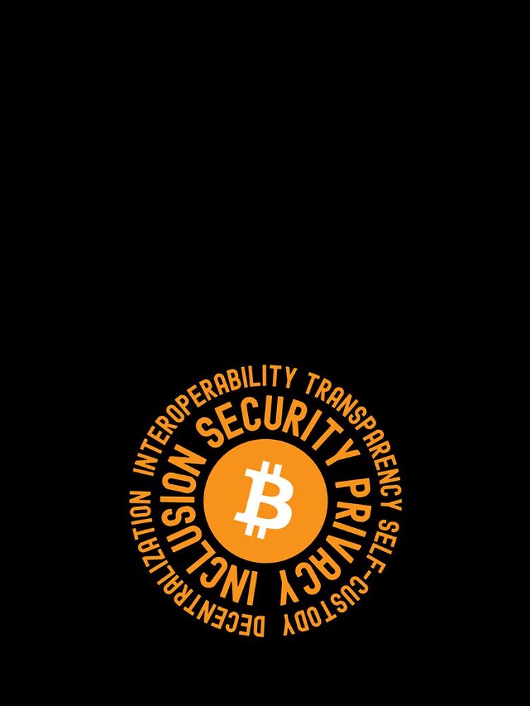 Bitcoin principles iPhone Case