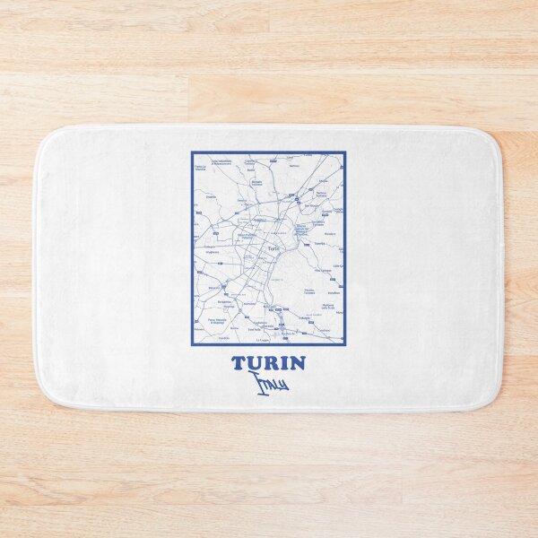 Item preview, Turin City Map – Minimalist Blue Poster designed and sold by Enea Kelo.