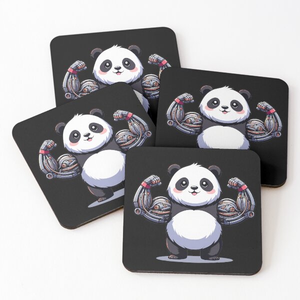 Item preview, Bodybuilding bicep Panda Biomechanical designed and sold by LaughLine Design.