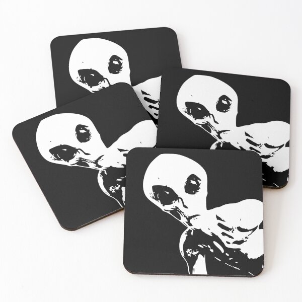 Item preview, Black and White Obscure Alien  designed and sold by TangledRoots.