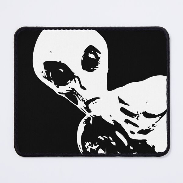 Item preview, Black and White Obscure Alien  designed and sold by TangledRoots.
