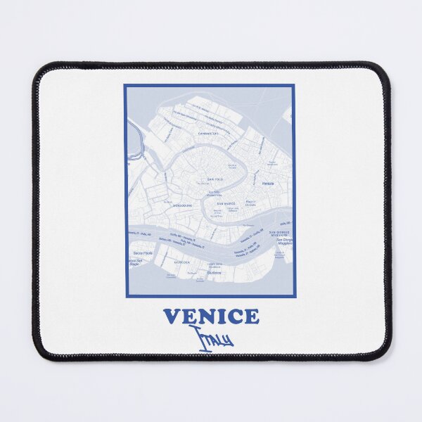 Item preview, Venice City Map – Minimalist Blue Poster designed and sold by Enea Kelo.