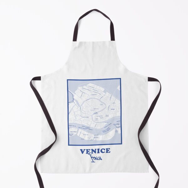 Item preview, Venice City Map – Minimalist Blue Poster designed and sold by Enea Kelo.